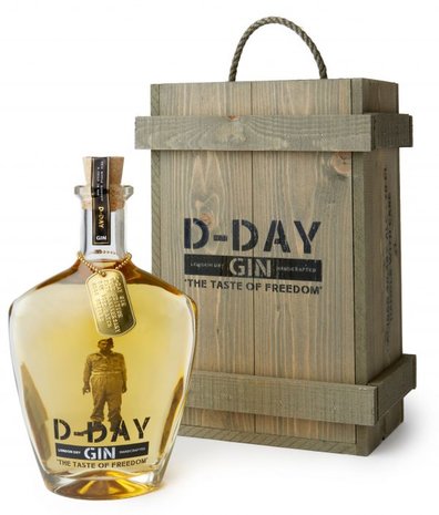 D-Day Gin Gold Edition Giftbox (kist) 70cl