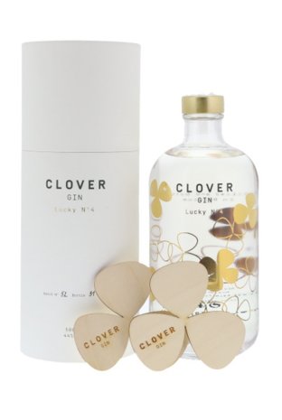 Clover Lucky N°4 Gin 44% 50cl Giftpack