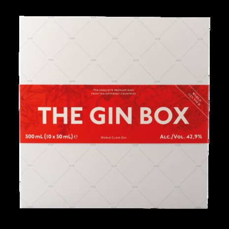 The Gin Box World Tour Edition II 42,9% 10x5cl
