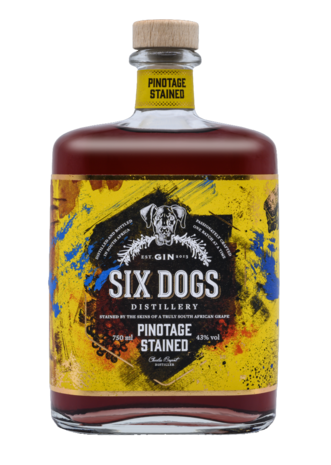 Six Dogs Pinotage Stained Gin 43% 70cl