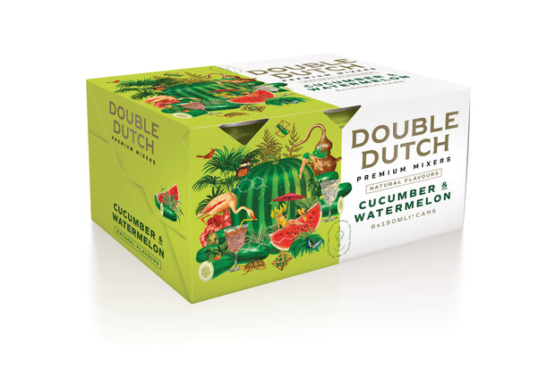 Double Dutch Cucumber & Watermelon Blik 6x15cl