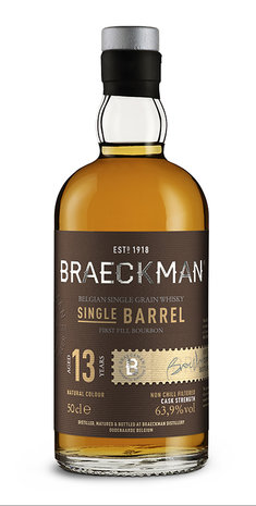 Braeckman 13 Years Single Grain Single Barrel Whisky 63,9% 50cl