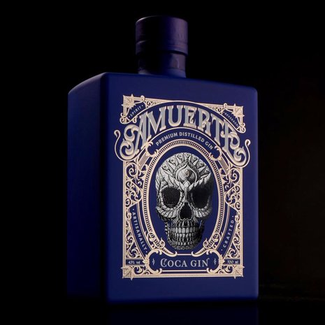 Amuerte Coca Leaf Gin 43% 70cl Blue Edition