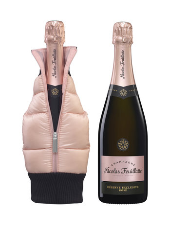 Nicolas Feuillatte Réserve Exclusive Rosé 75cl met donsjas