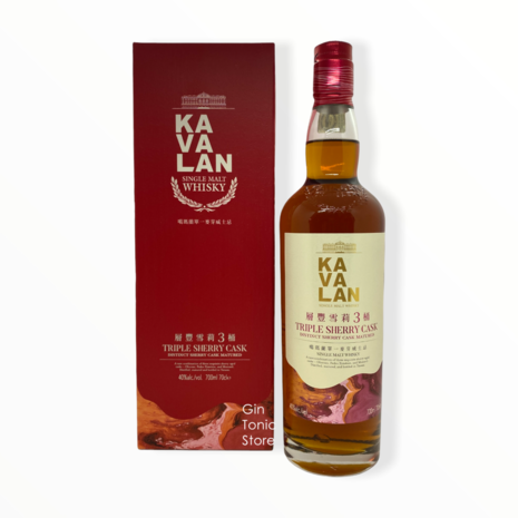 Kavalan Triple Sherry Cask Whisky 40% 70cl