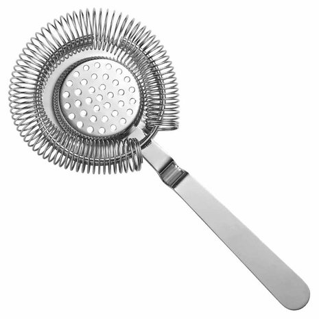 Urban Bar 360 Calabrese Stainless Steel Hawthorne Cocktail Strainer 20.5cm