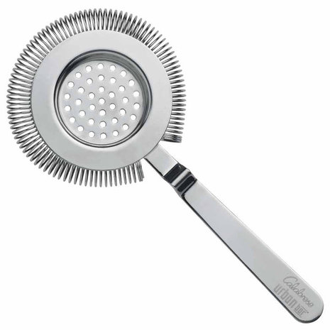 Urban Bar 360 Calabrese Stainless Steel Hawthorne Cocktail Strainer 20.5cm