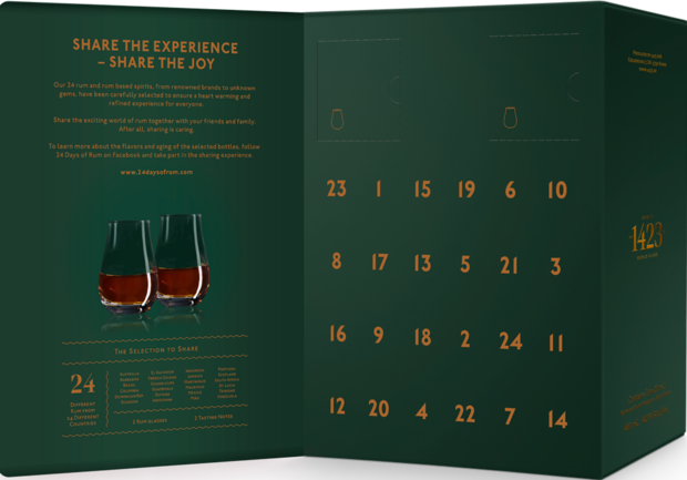 24 Days of Rum Calendar 2022 Edition Giftbox