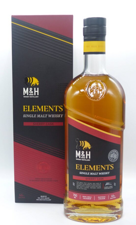 M&H Elements Single Malt Whiksy - Sherry Cask - 46% - 70cl