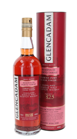 Glencadam Small Batch - Reserva de porto Tawny - Highland Single Malt Whisky - Tawny port cask finish - 46% - 70cl