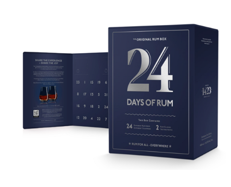 24 Days of Rum Calendar 2023 Edition Giftbox