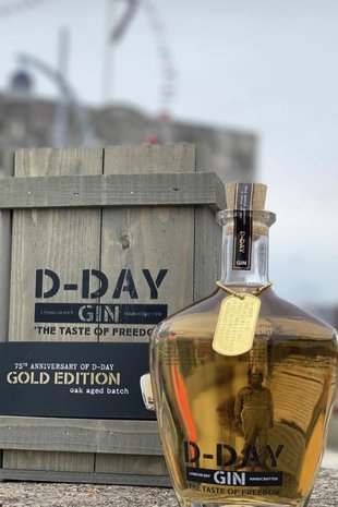 D-Day Gin Gold Edition Giftbox (kist) 70cl