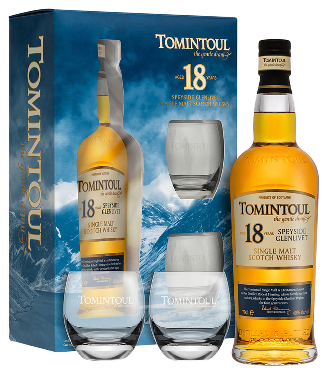 Tomintoul 18 Years Whisky 40% 70cl Giftpack online kopen