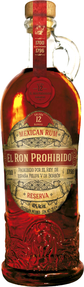 El Ron Prohibido 12年ラム酒 6本セット メキシコ生まれのラム「エル・ロン・プロイビード12年」/ゆるの