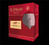 El Dorado Rum 12 Years 40% 70cl Glas Giftbox El Dorado Rum 12 Years 40% 70cl Glas Giftbox