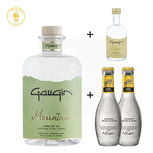 GauGin Mountain 46% 50cl + Mini + 2 Schweppes Premium GauGin Mountain 46% 50cl + Mini + 2 Schweppes Premium