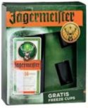 Jägermeister 35% 70cl Freeze Cups Giftpack Jägermeister 35% 70cl Freeze Cups Giftpack