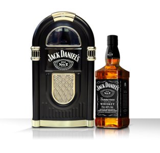 Jack Daniel's Old No 7 Whisky 70cl Jukebox Giftbox